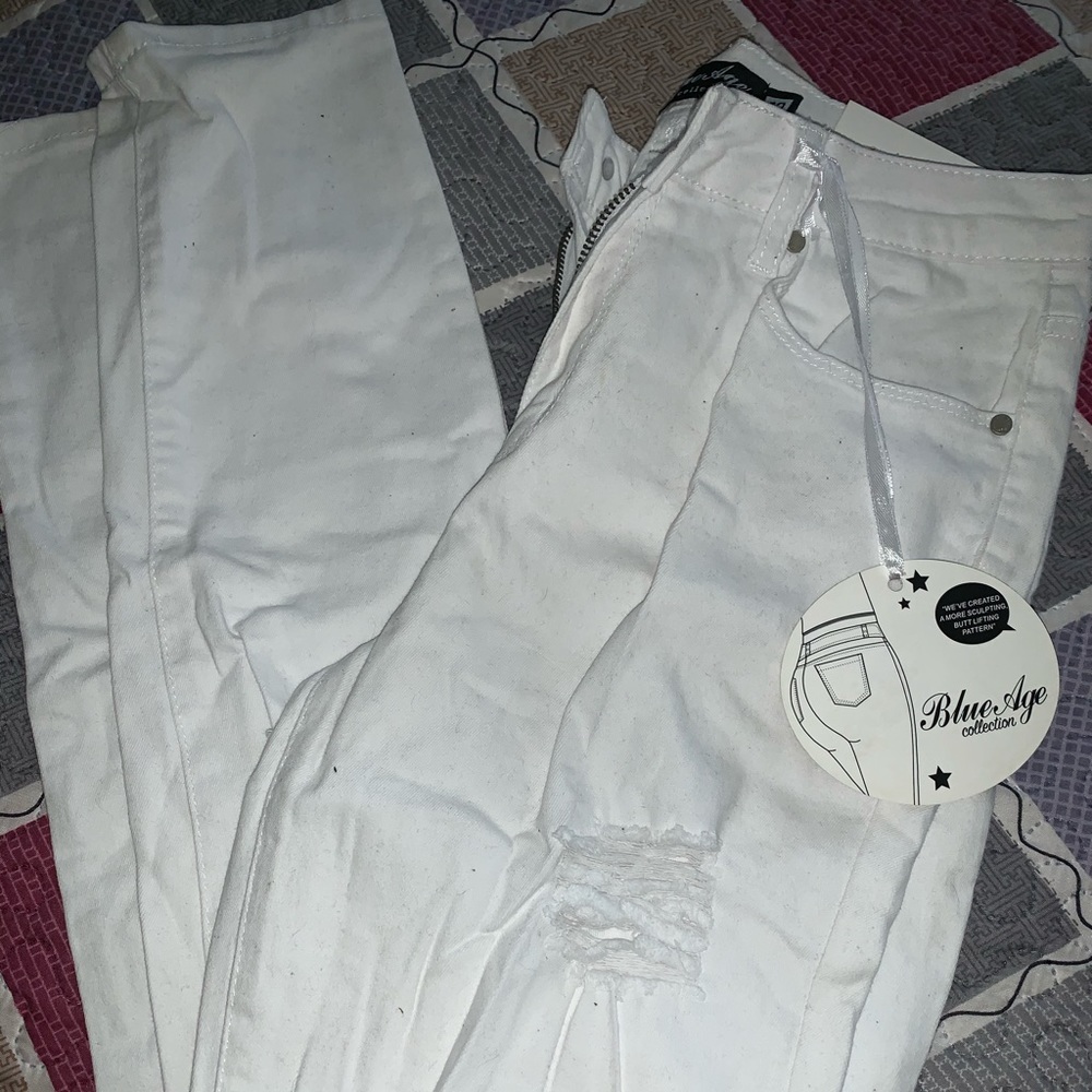White jeans